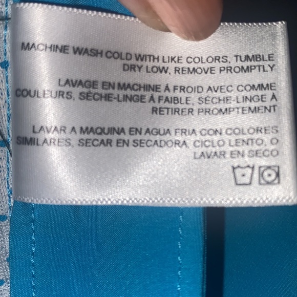 NWT AG Green Label 'The Canyon' Flat Front Performance Shorts Size 30 Ocean Blue - Picture 9 of 10